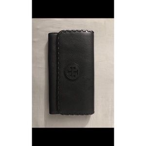 TORY BURCH Black Leather Wallet